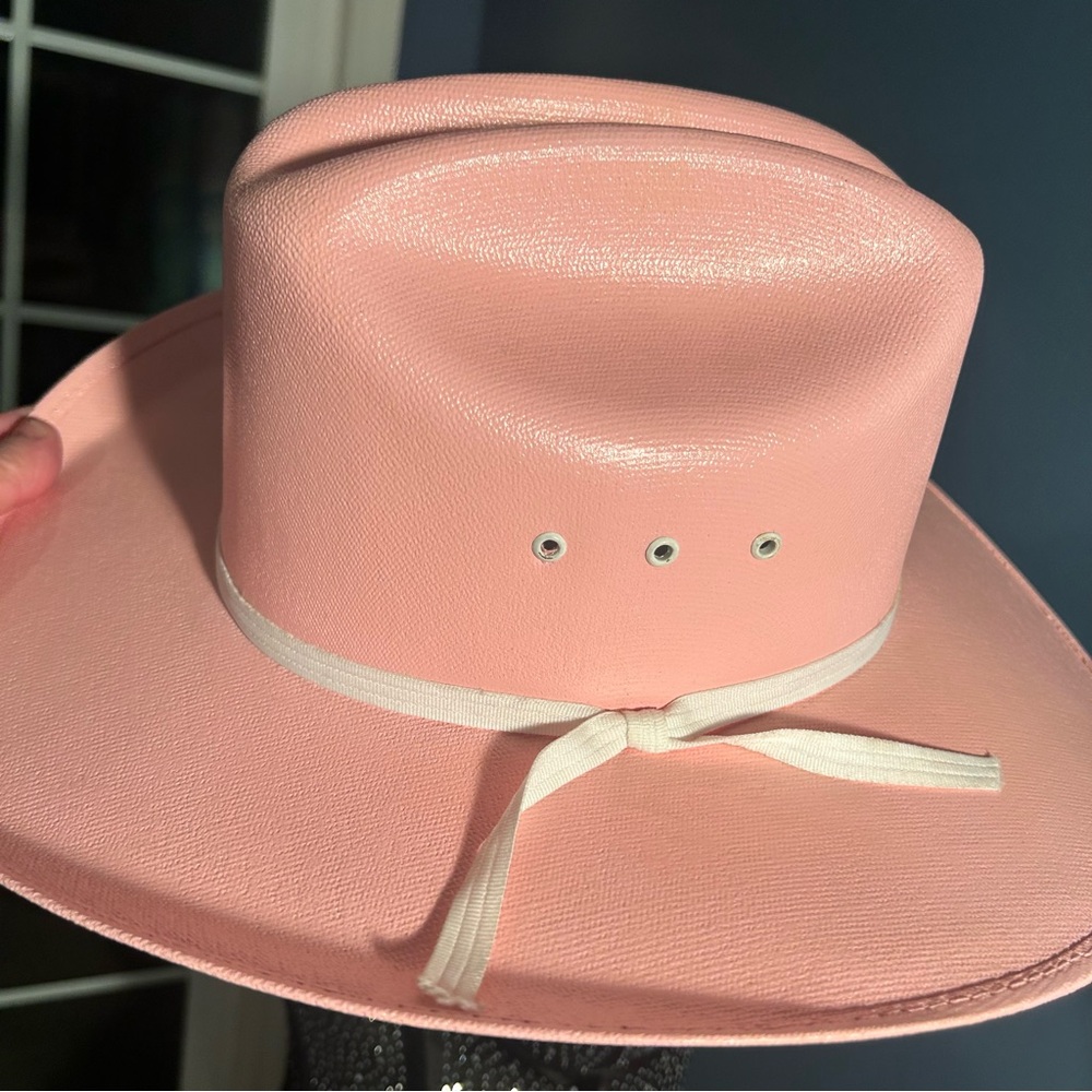 Double S western Pink Cowboy Hat - Picture 8 of 15